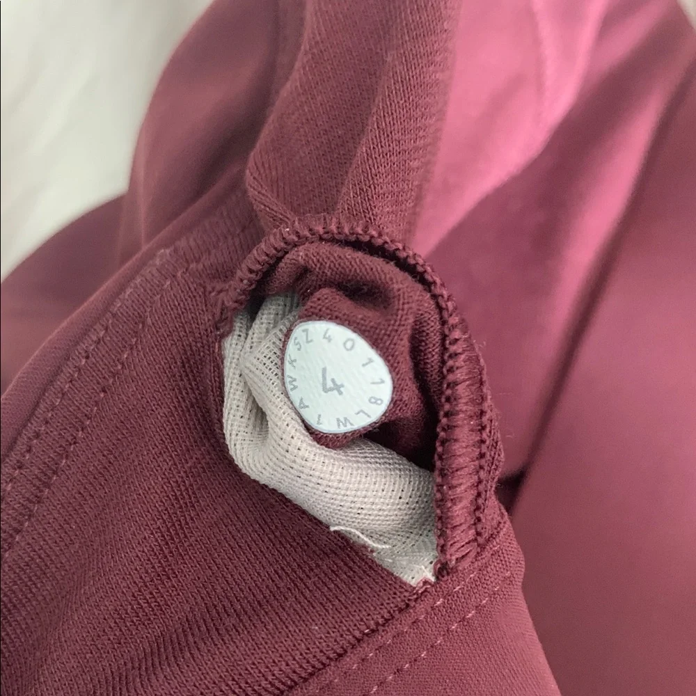 Lululemon Burgundy Cross-Back Tank Top - Picture 4 of 4